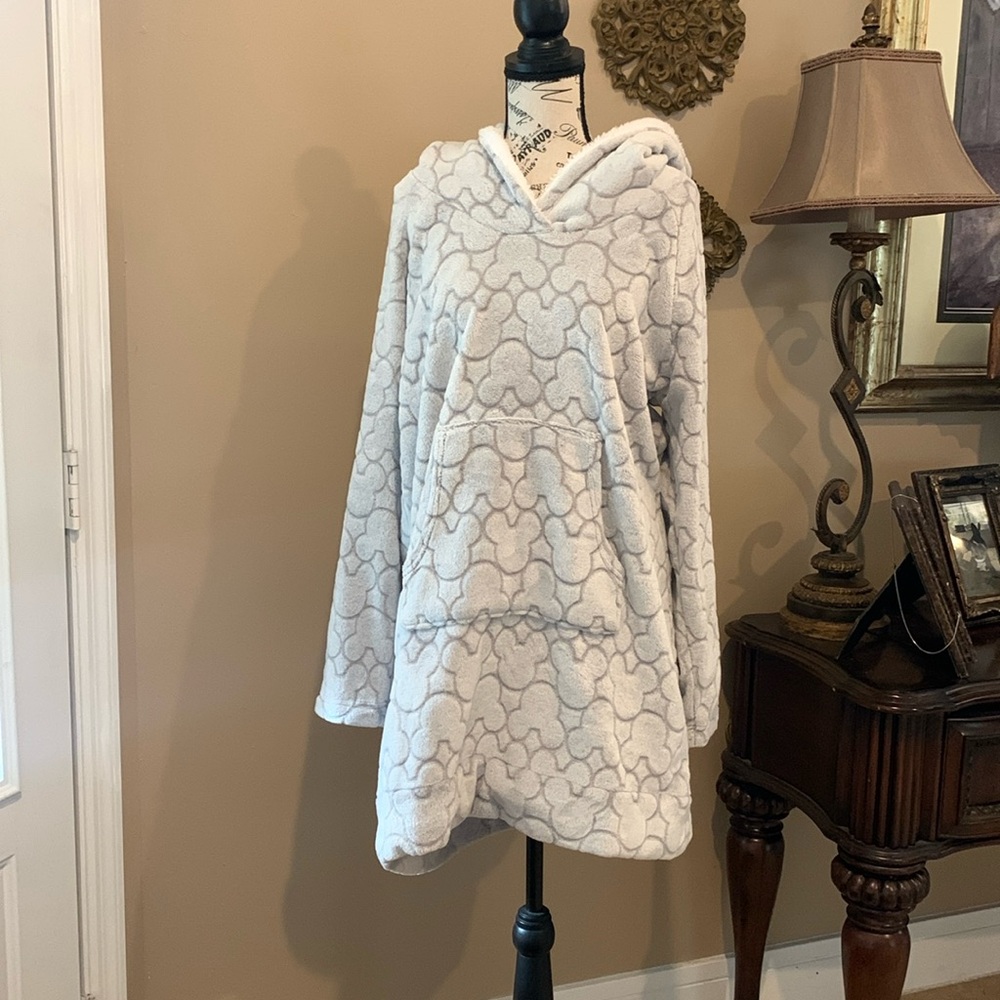 Disney Gray Hooded Sweatshirt